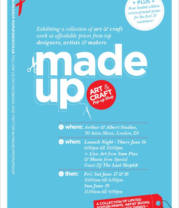 Made Up pop Up shop Flyer