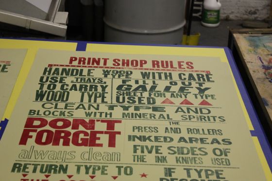 Print Shop Rules