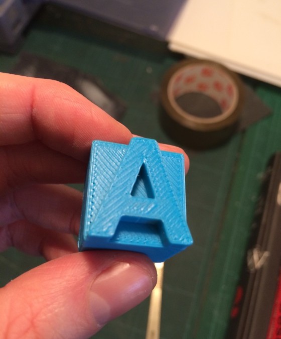 3D Printed Type Experiments